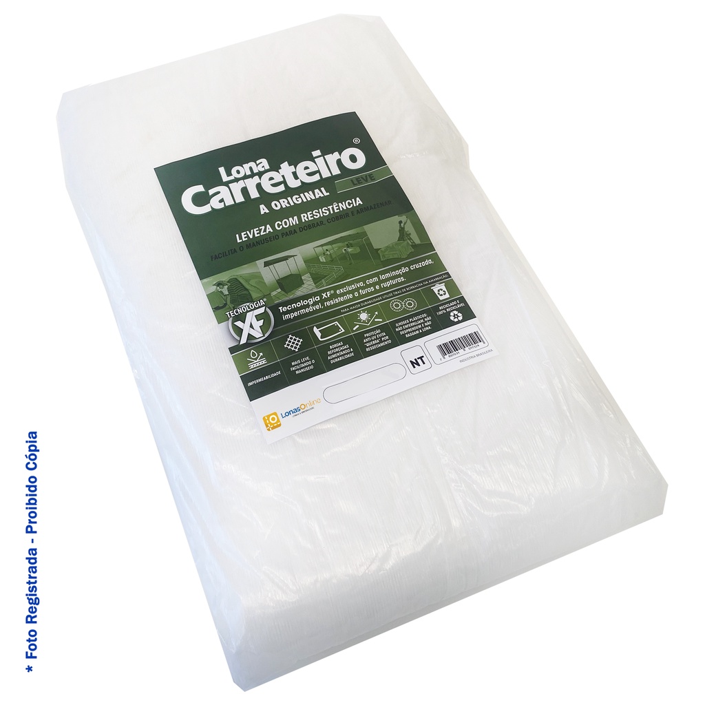 Lona Carreteiro Leve 4x4 Transparente 100 Micras Multiuso Impermeável