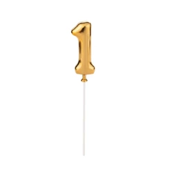 Topo de Bolo Dourado - 01 Unidade - Silver Festas - Rizzo Número:1