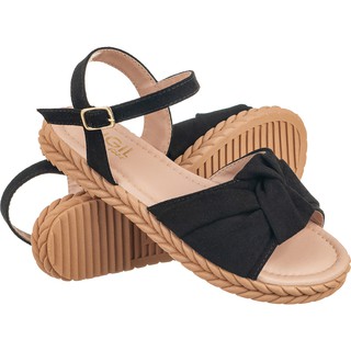 Sandalia Infantil Rasteira Feminina Flatform Macia Conforto Rasteirinha Nó Atual Confortável Casual Blogueira