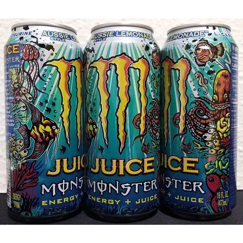Monster Energy Juice Aussie Lemonade 473ml Escorrega o Preço