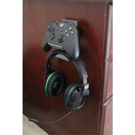 Suporte Controle Xbox One, Ps4, Ps3 + Headset Parede