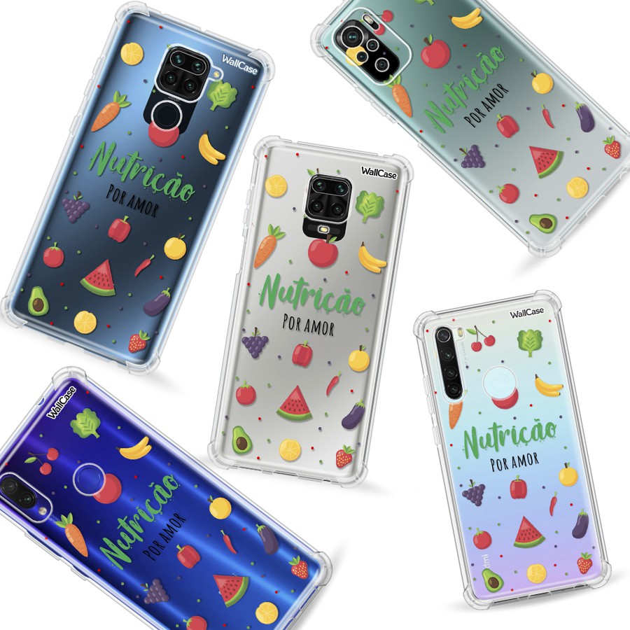 Capinha Transparente Cp24 Profissão Nutrição Para Xiaomi Redmi Note Poco 7 8 9 10 11 12 13 M3 X3 X4 Pro Lite 5G