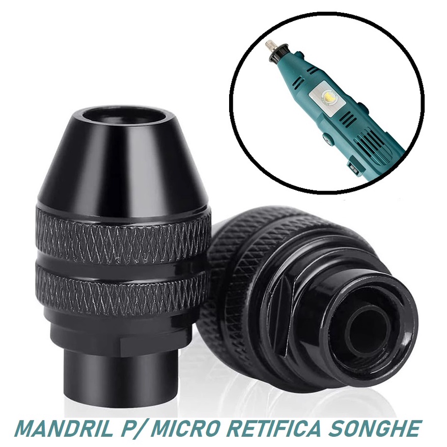 Mandril Para Micro Retifica Songhe Tool - Aperto Rápido