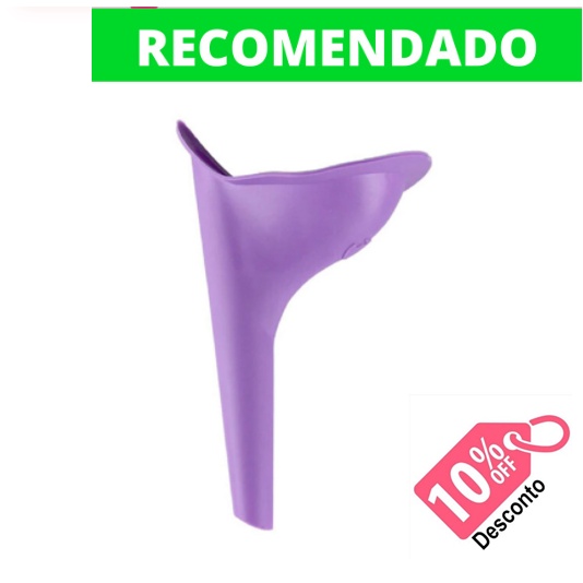 Urinol Feminino De Silicone Reutilizável Lavável Prático Mijador Higiênico