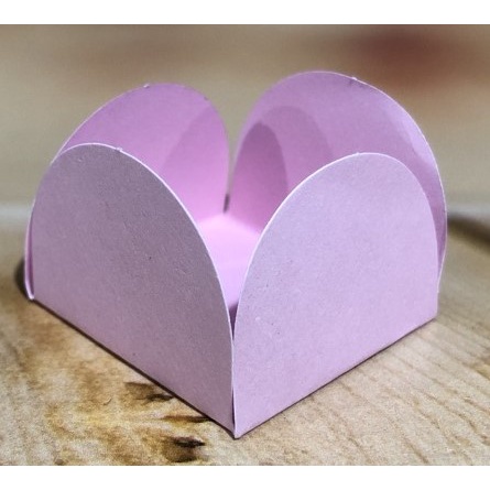50  forminha 4 Petalas para doces COR ROSA CLARO em Oferta na Shopee