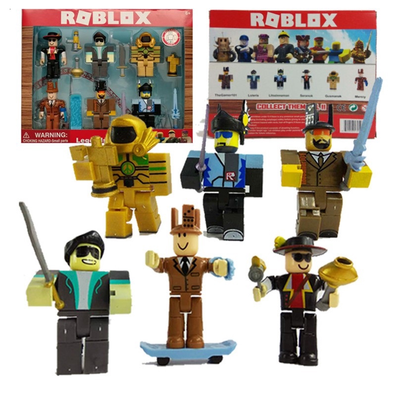 2020 Venda Quente Legends Of Roblox Building Blocks Dolls Jogos Mundiais Virtuais Robo Figura De Acao Brinquedos Present Shopee Brasil - boneco roblox desenho