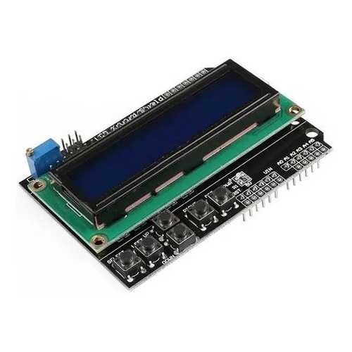 Display Lcd Keypad Shield 16x2 1602 Teclado Botoes Arduino