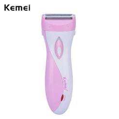 Kemei Lady Shaver Razor Epilator Arm Leg Armpit Body Hair Remover Trimmer Rechargeable for Face Body