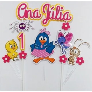 Topo De Bolo Galinha Pintadinha em Oferta na Shopee