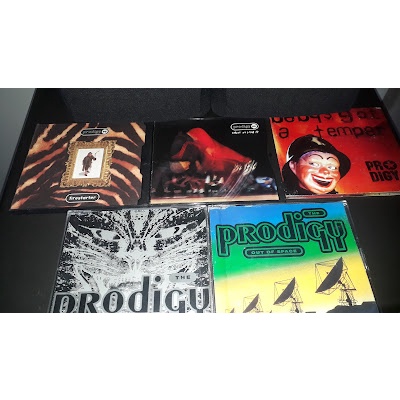 5 CD'S Singles EP Importados The Prodigy Remixes B Sides Live