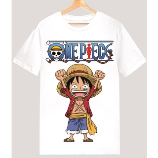Camisa Camiseta One Piece Luffy Infantil e Adulto