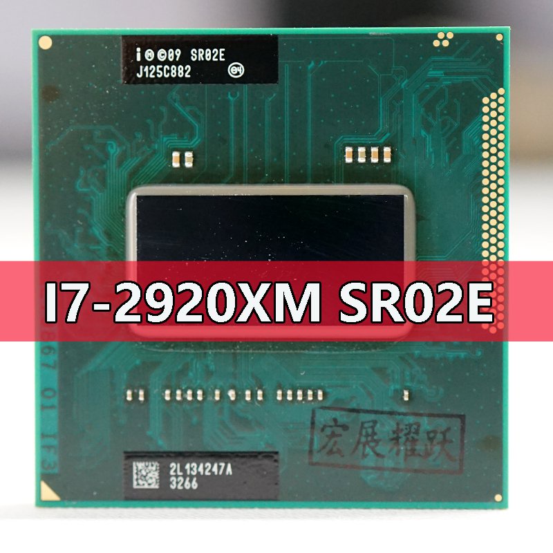 Intel Core i7-2920XM SR02E Processador i7 2920XM Tomada De CPU Para ...
