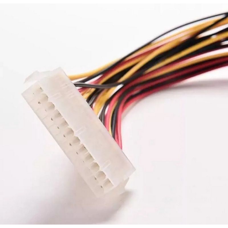 Cabo Adaptador Extensão Energia 24 Pinos Macho X Fêmea Molex