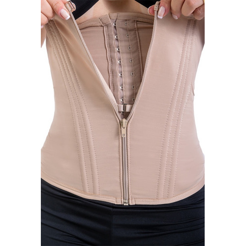 Cinta Dupla C/ Zíper 6 Barbatanas Colete C/ Alça Aproveite em Oferta na Shopee