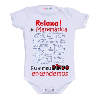 Promocao Body Tematico De Bebe Infantil Personalizado Infantil Dindo Matematica Shopee Brasil
