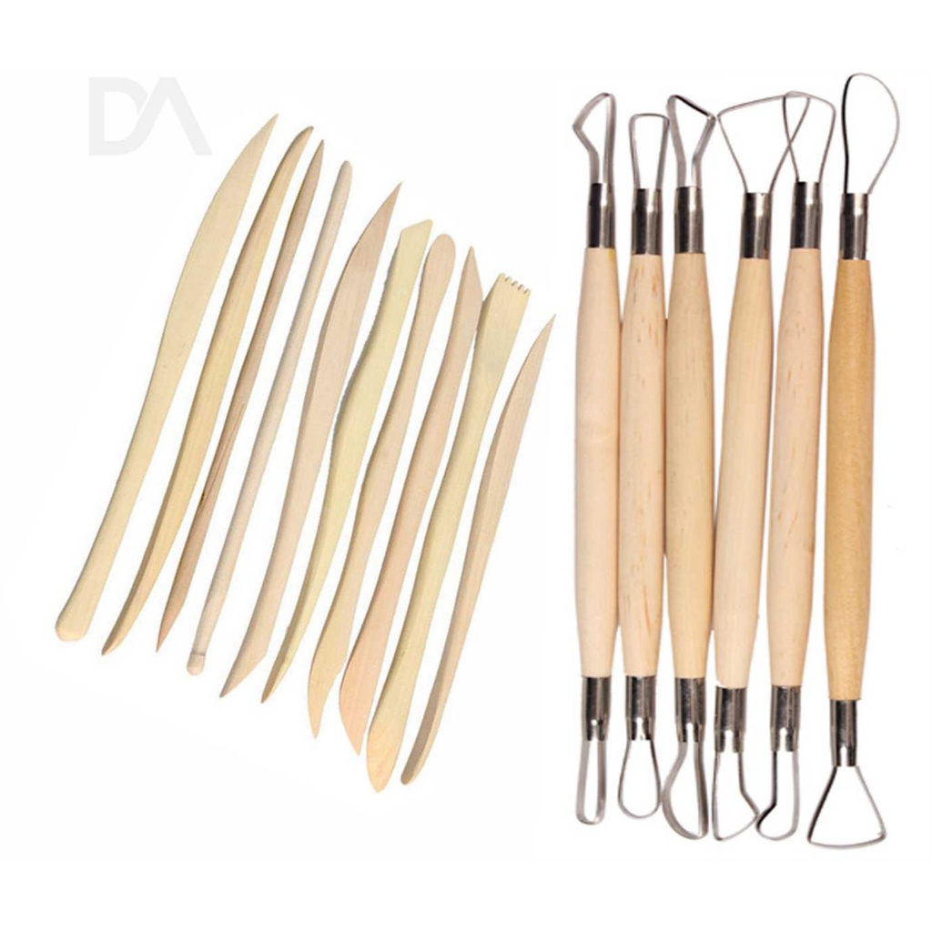 Estecas modelagem corte argila arame madeira escultura kit