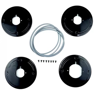 Kit Base Trempe / Arremate Fogão Atlas Utop Glass 4 Bocas