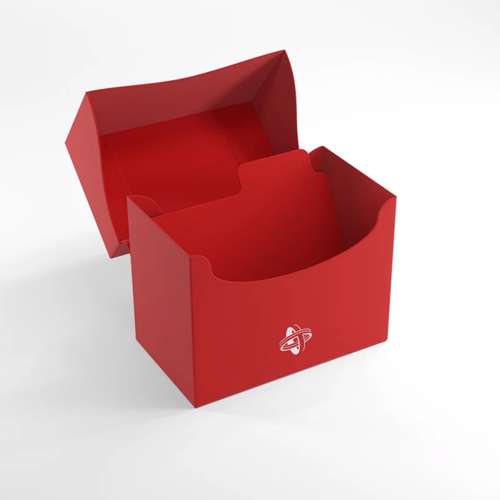 Side Holder 80+ Deck Box Vermelha Card Game Cartas Yugioh! Pokémon Magic