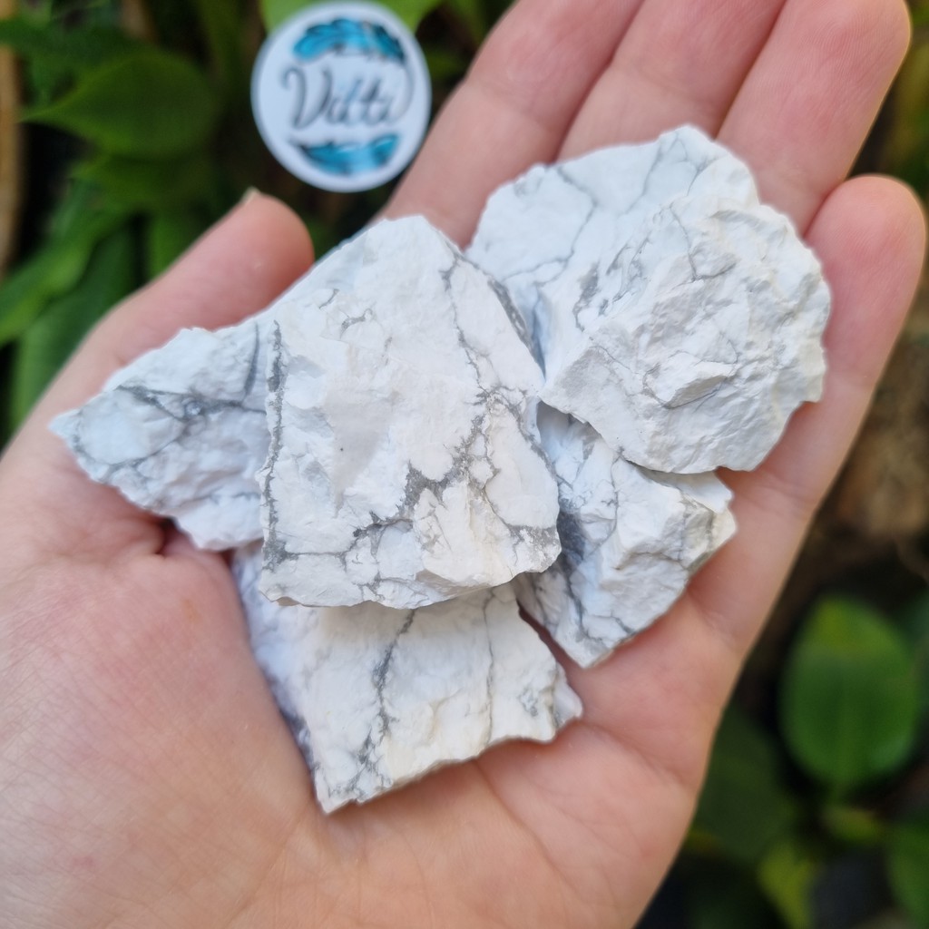 Howlita Branca - Pedra da Harmonia - Pedra Natural Bruta