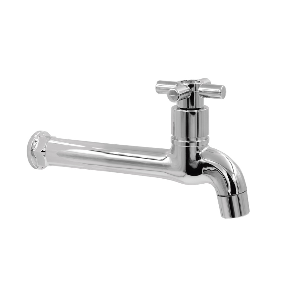 Torneira Cozinha ABS Cromada 1/4 volta C-33 Parede