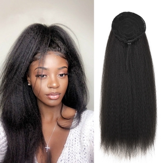 Cabelo De Rabo De Cavalo 60cm polegada Afro Longo De Cavalos Com