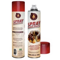 2 Spray Desmoldante Para Untar Formas - Chefmaster 400ml - (CHOCO)
