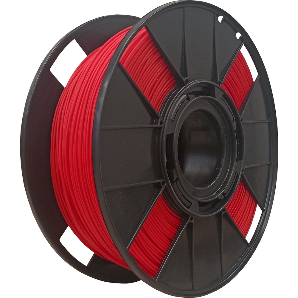 Filamento pla vermelho 1 75mm 1kg brasfila impressora 3d escorrega