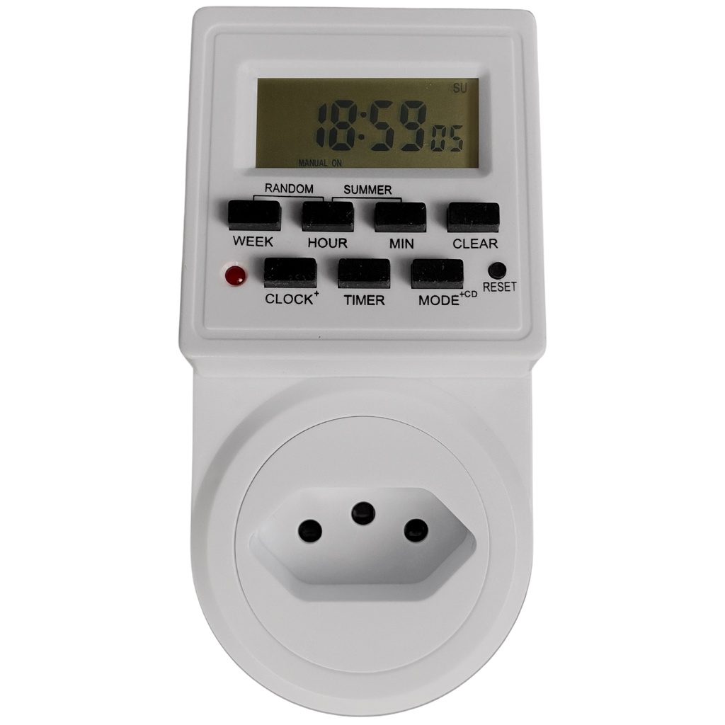 Timer Temporizador De Tomada Digital Com Sistema Inteligente ...