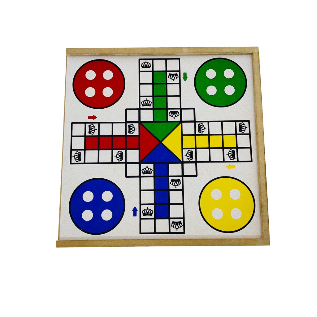 Jogo de tabuleiro Ludo Estojo dobrável