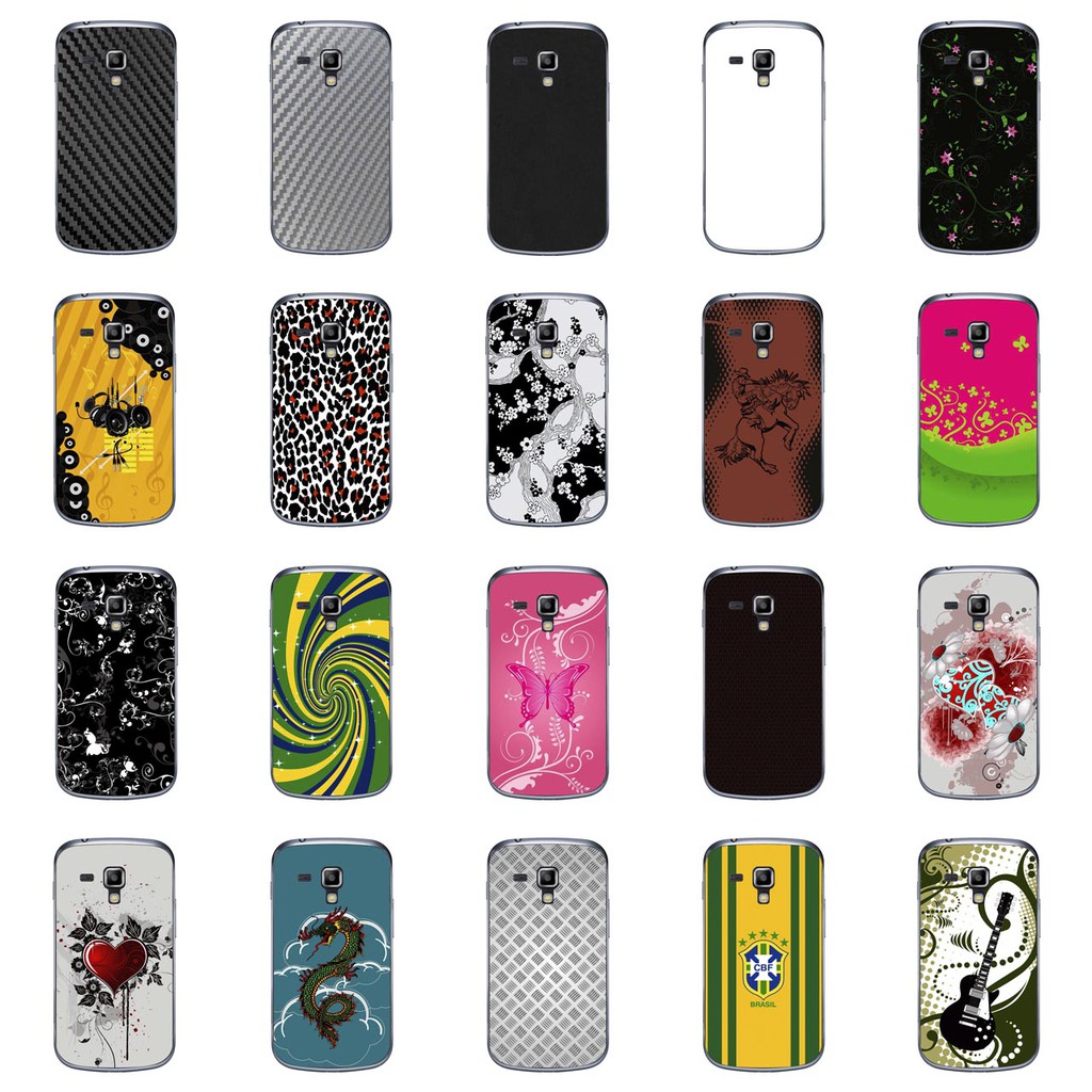 Capa Adesivo Skin349 a 368 Verso Para Samsung Galaxy S Duos 2 (gt-s7582)
