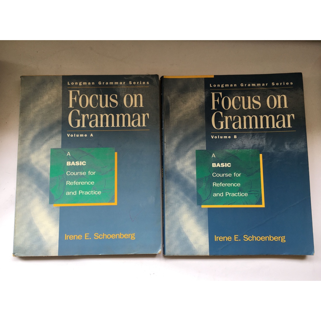 Livros focus on grammar 2 volumes i414 shopee brasil