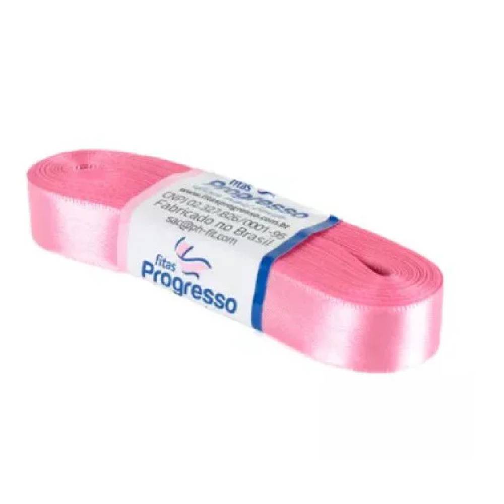 Fita de Cetim Progresso 15mm nº3 - 10m 240 Rosa Escuro - 1un