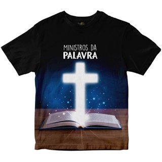 Camiseta Ministros da Palavra Rainha do Brasil preto em Oferta na Shopee