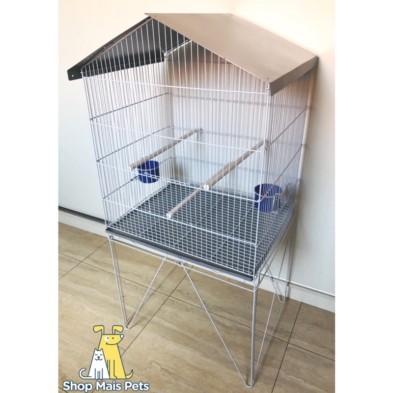 Gaiola Calopsita Viveiro Grande Tamanho G Pássaros Aves Canário Periquito