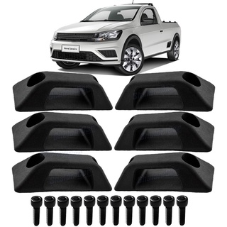 Kit com 6 Gancho Caçamba Saveiro G5 e G6 + Parafuso