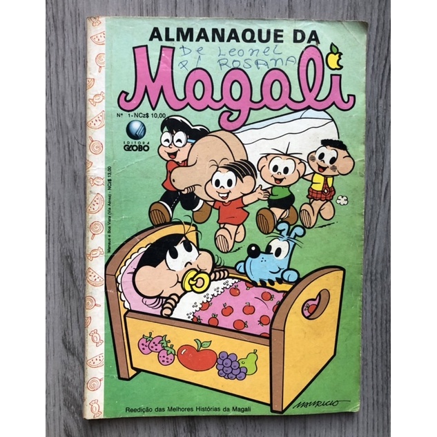 Almanaque/ Gibi/ HQ/ História em quadrinhos da Magali número 01 - RARIDADE