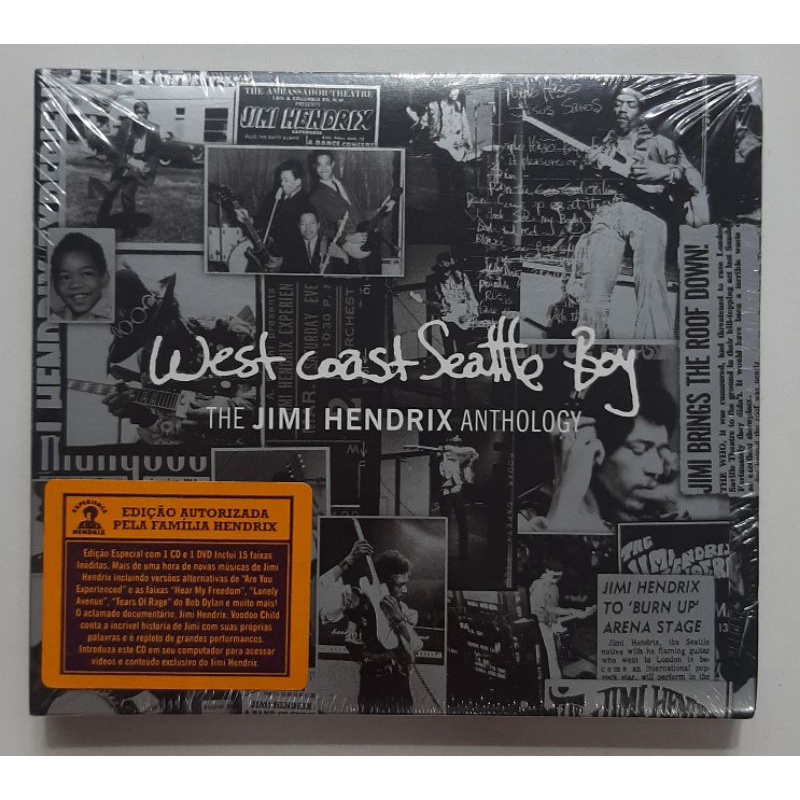 CD+DVD - JIMI HENDRIX - ( WEST COAST SEATTLE BOY: ) - EDIÇÃO DELUXE