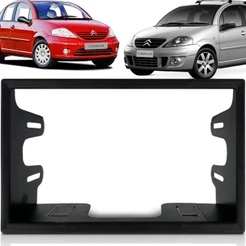 Moldura 2 Din Multimidia Dvd Mp5 Chines Citroen C3 2003 2004 2005 2006 2007 2008 2009 2010 2011 2012