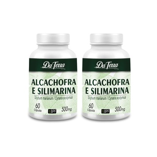 Silimarina + Alcachofra Suplemento Premium 120 Cápsulas Saúde da Vesícula