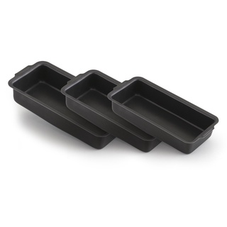 Conjunto de Assadeiras Formas de Pão Bolo Inglês Antiaderente 1 a 3