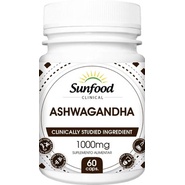 Ashwagandha 1000mg 60 cápsulas - Sunfood