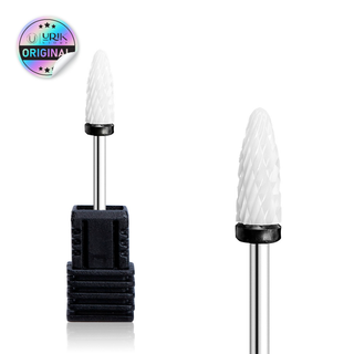 Broca Profissional Cerâmica Para Unhas Acrigel - Bullet (XC) Preta em Oferta na Shopee