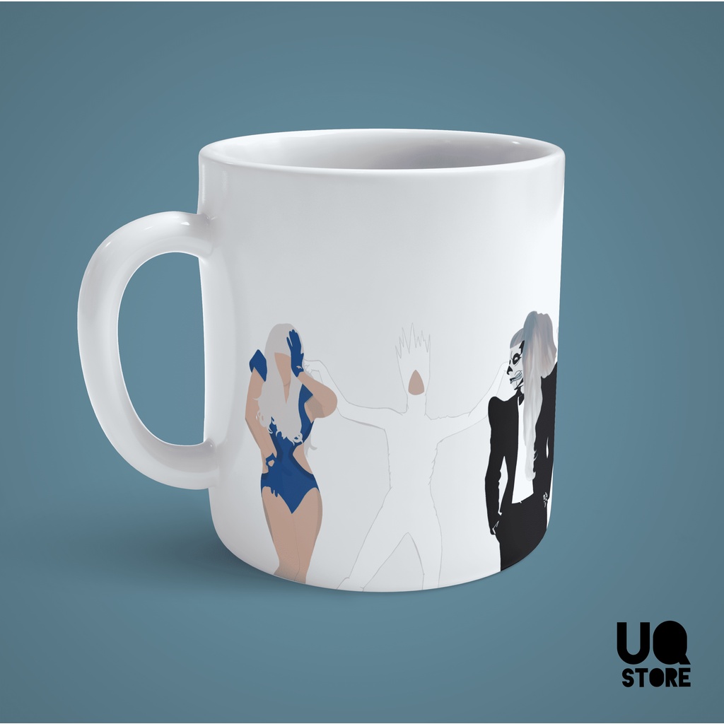 Caneca Lady Gaga Eras - The Fame/The Fame Monster/Born This Way/Artpop/Joanne/Chromatica - LGBTQIA+ / POP / DIVA