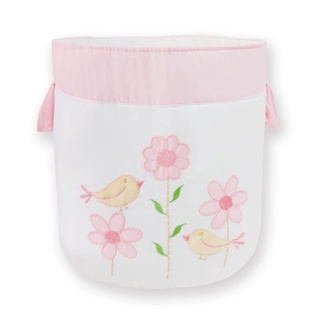 Cesto Organizador de Brinquedo 1 Peça Bordado Redondo NAO Vai Com Tampa em Oferta na Shopee