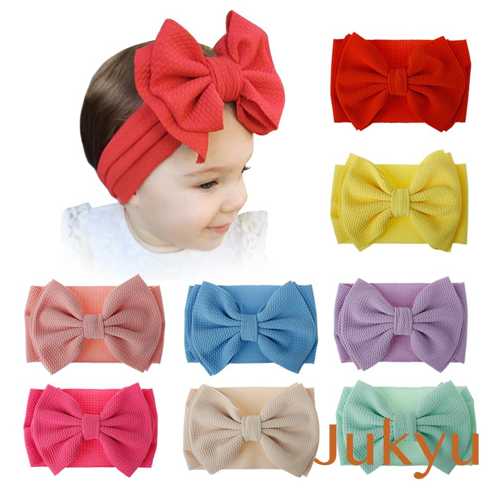 Faixa De Cabelo Com Laco De Tecido De Pano Grande Para Meninas Acessorios De Cabelo Para Bebes Shopee Brasil