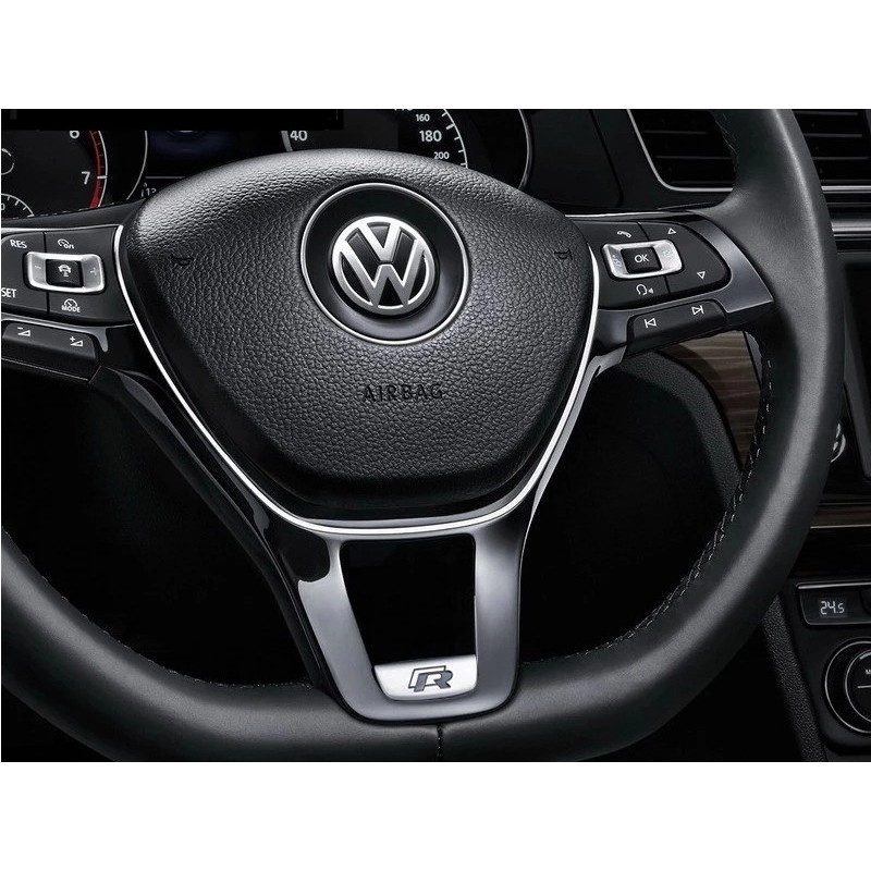Aplique Emblema Rline Volante Golf Mk7 E Jetta Novo