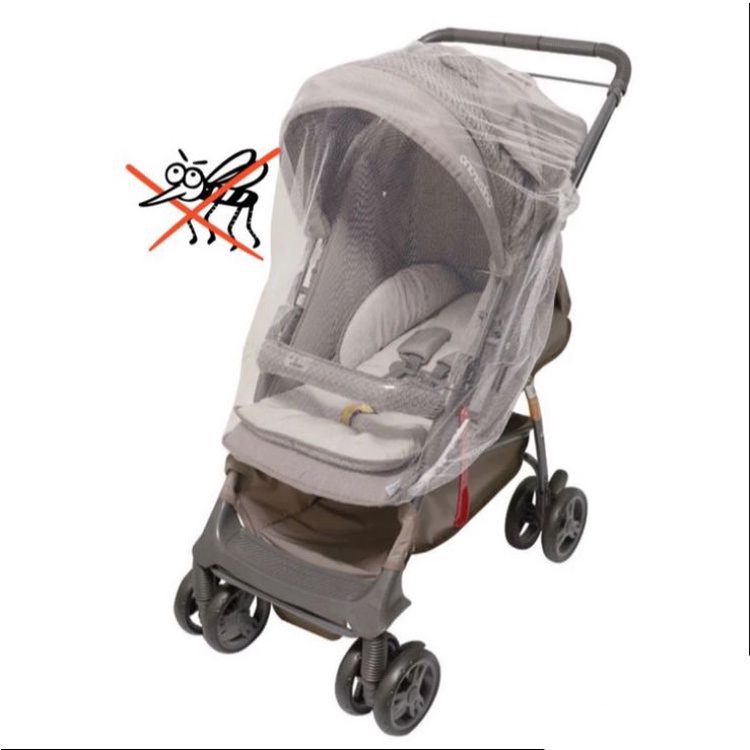 Mosquiteiro Tela Para Carrinho De Bebê proteção De Insetos em Oferta na Shopee