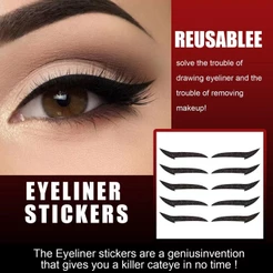 Cartela de Delineador Adesivo 4 pares para os olhos(lolibiju)
