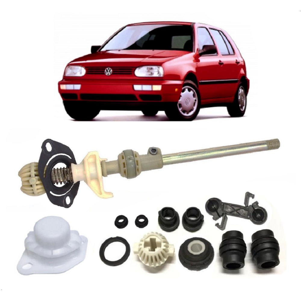 ALAVANCA DE CAMBIO + REPARO BUCHA TRAMBULADOR VW GOLF MK3 GL GLX 1994 ...