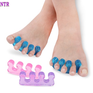 (NTR) Separador De Dedos De Unha Em silicone Flexível Para manicure E pedicure (1 Par